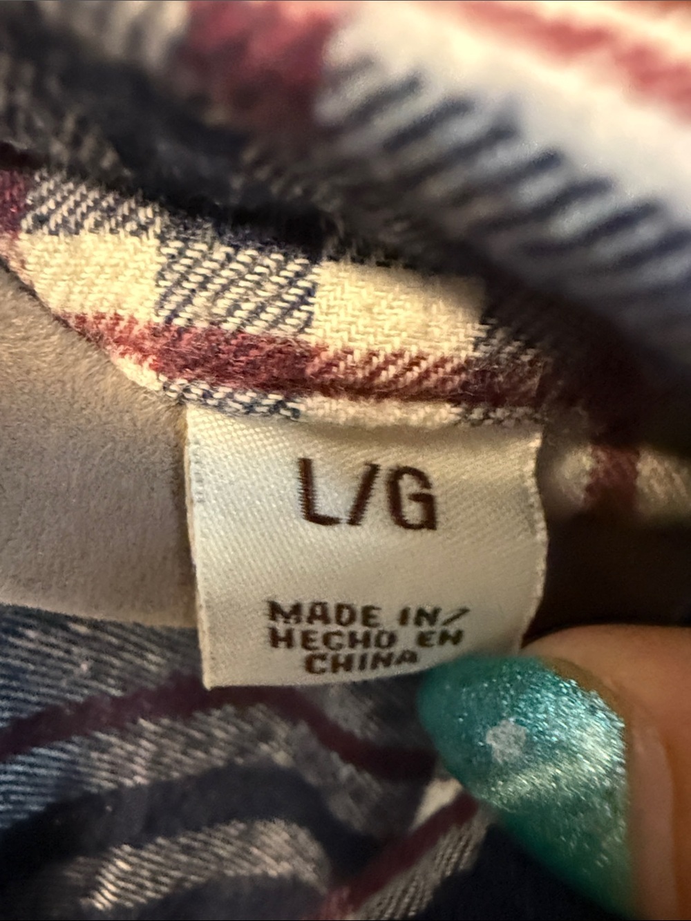 Weatherproof Men's Navy, White & Gray Plaid Button-Down Shirt - Picture 3 of 4